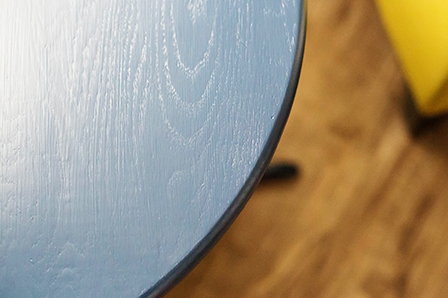 Detail of the finished table’s top