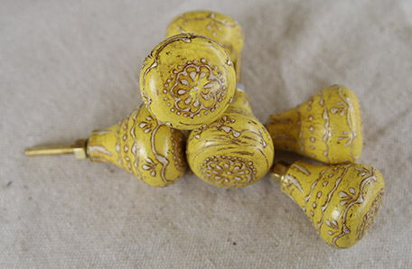 I picked out some beautiful decorative drawer pulls