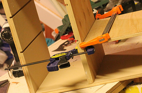 Part of the shelving unit