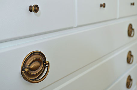 Close up on hardware