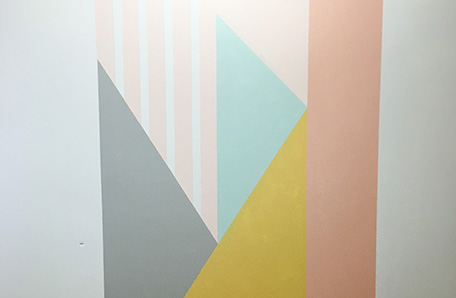 Detail of the geometric pattern
