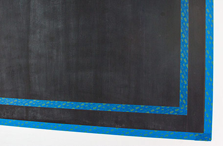 Creating outline for design with painters’ tape
