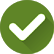 Green circle with white check mark inside